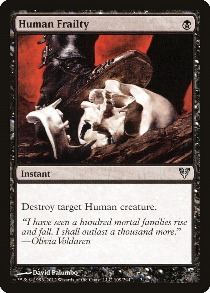 Image for Human Frailty (Avacyn Restored) (109) - Magic: The Gathering