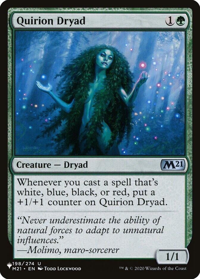 Image for Quirion Dryad (The List Reprints) (198/274) - Magic: The Gathering