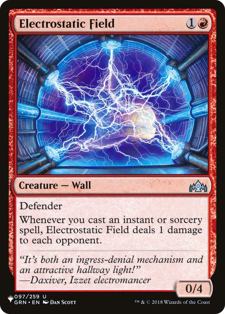 Image for Electrostatic Field (The List Reprints) (097/259) - Magic: The Gathering