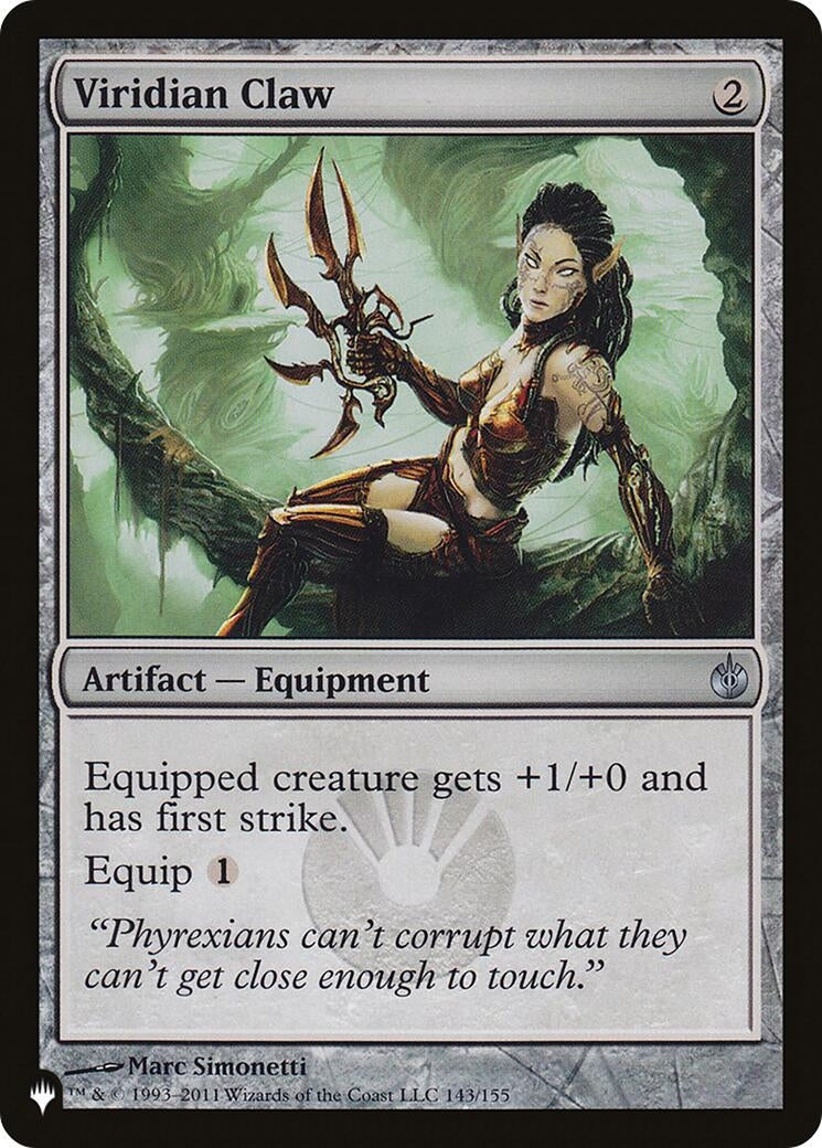 Image for Viridian Claw (The List Reprints) (143/155) - Magic: The Gathering
