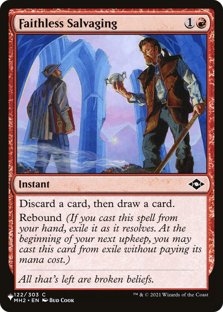Image for Faithless Salvaging (The List Reprints) (122/303) - Magic: The Gathering