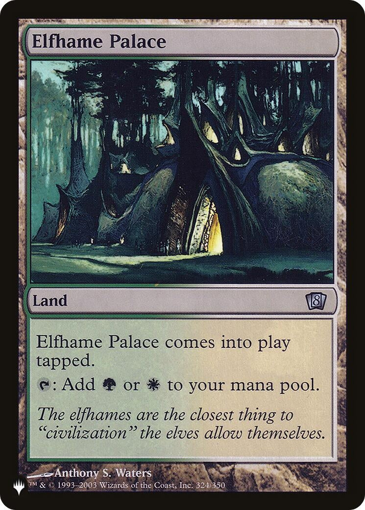 Image for Elfhame Palace (The List Reprints) (324/350) - Magic: The Gathering