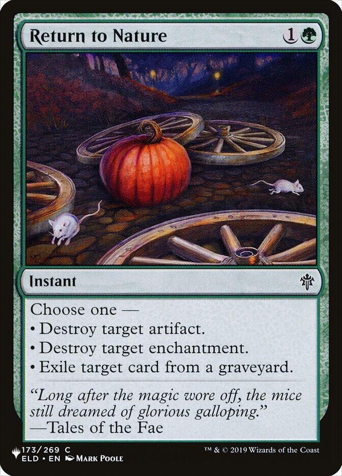 Image for Return to Nature (The List Reprints) (173/269) - Magic: The Gathering