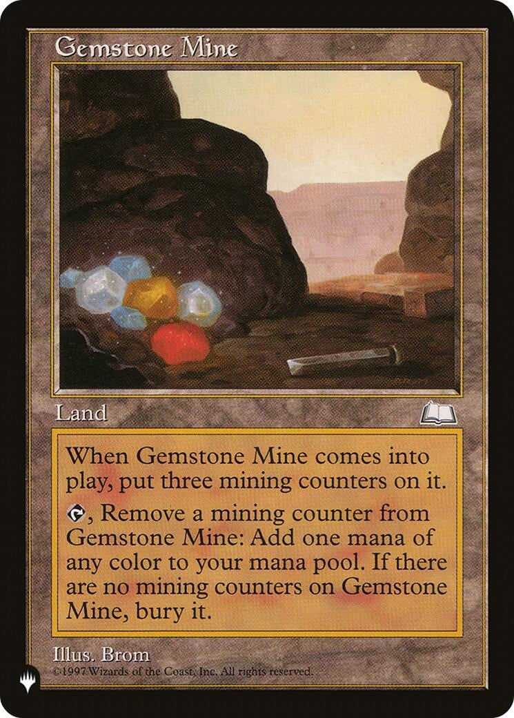 Image for Gemstone Mine (WTH) (The List Reprints) - Magic: The Gathering