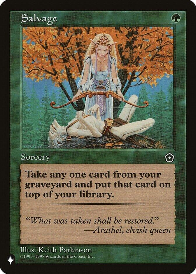 Image for Salvage (The List Reprints) - Magic: The Gathering