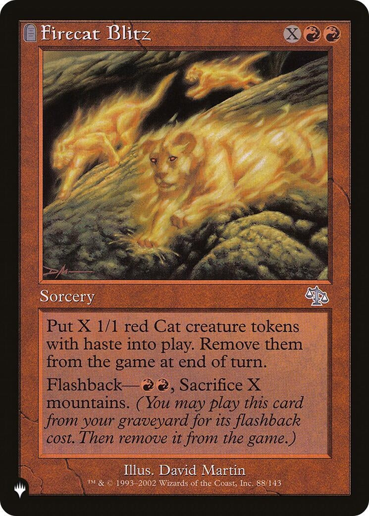 Image for Firecat Blitz (The List Reprints) (88/143) - Magic: The Gathering