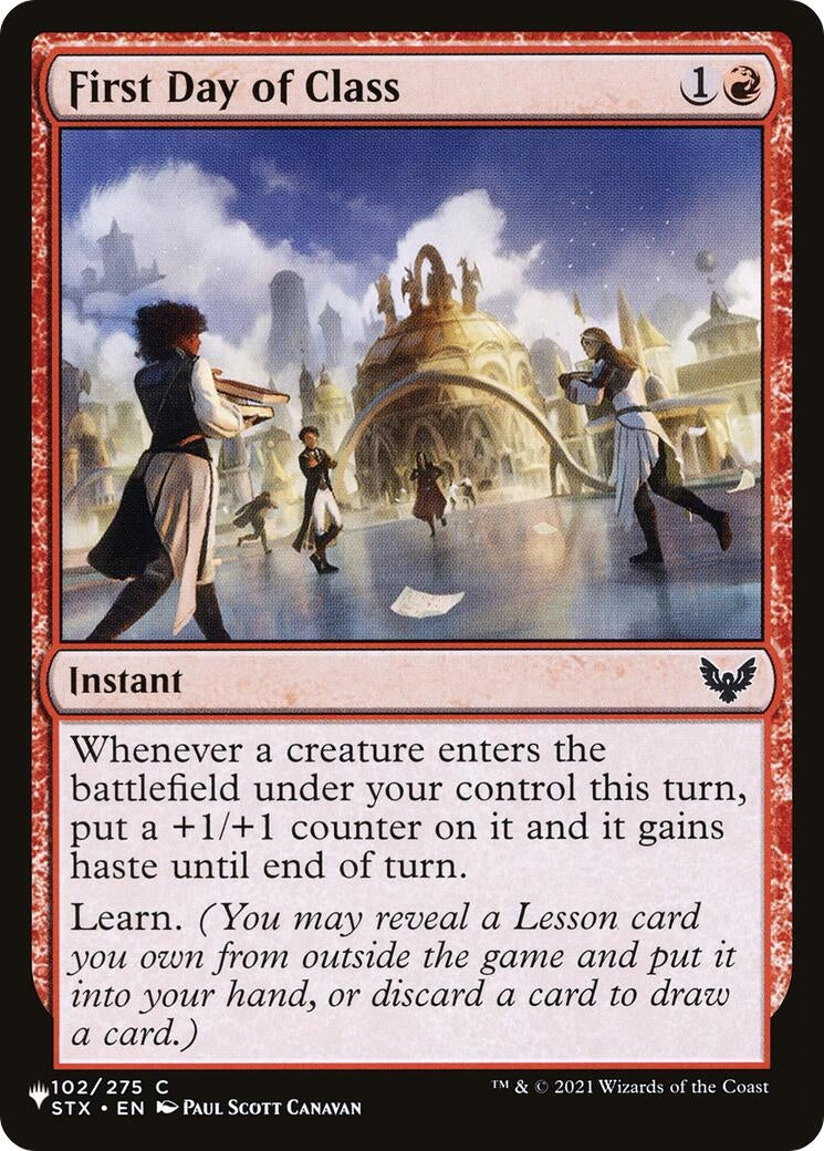Image for First Day of Class (The List Reprints) (102/275) - Magic: The Gathering