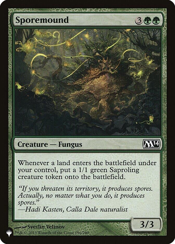 Image for Sporemound (The List Reprints) (196/249) - Magic: The Gathering