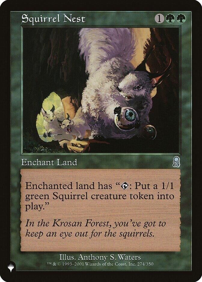 Image for Squirrel Nest (The List Reprints) (274/350) - Magic: The Gathering