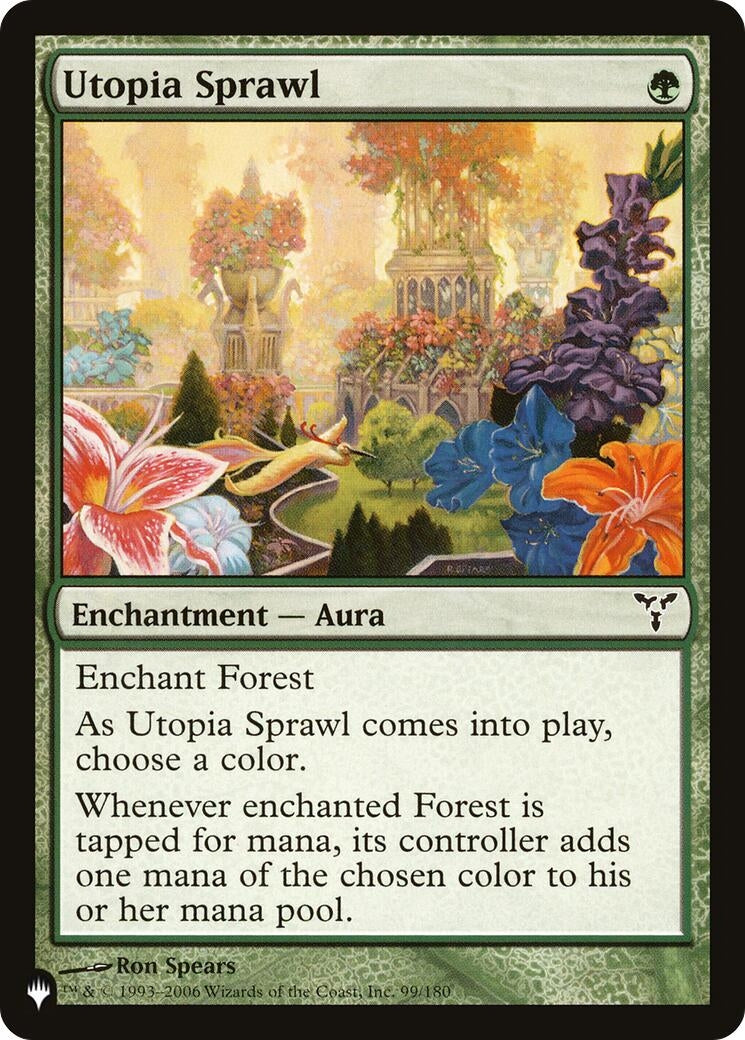 Image for Utopia Sprawl (The List Reprints) (99/180) - Magic: The Gathering