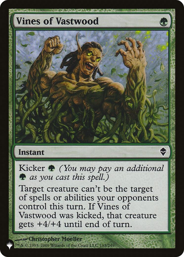 Image for Vines of Vastwood (The List Reprints) (193/249) - Magic: The Gathering