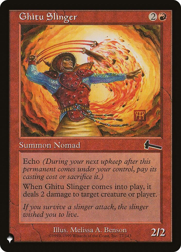 Image for Ghitu Slinger (The List Reprints) (77/143) - Magic: The Gathering