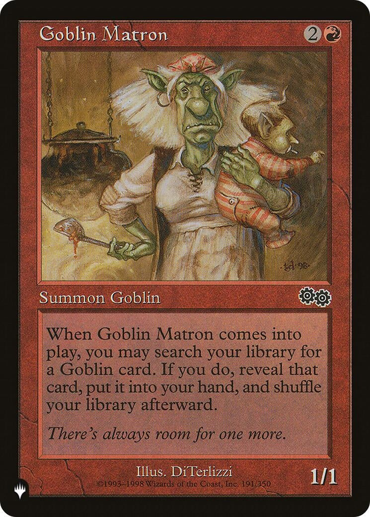 Image for Goblin Matron (USG) (The List Reprints) (191/350) - Magic: The Gathering