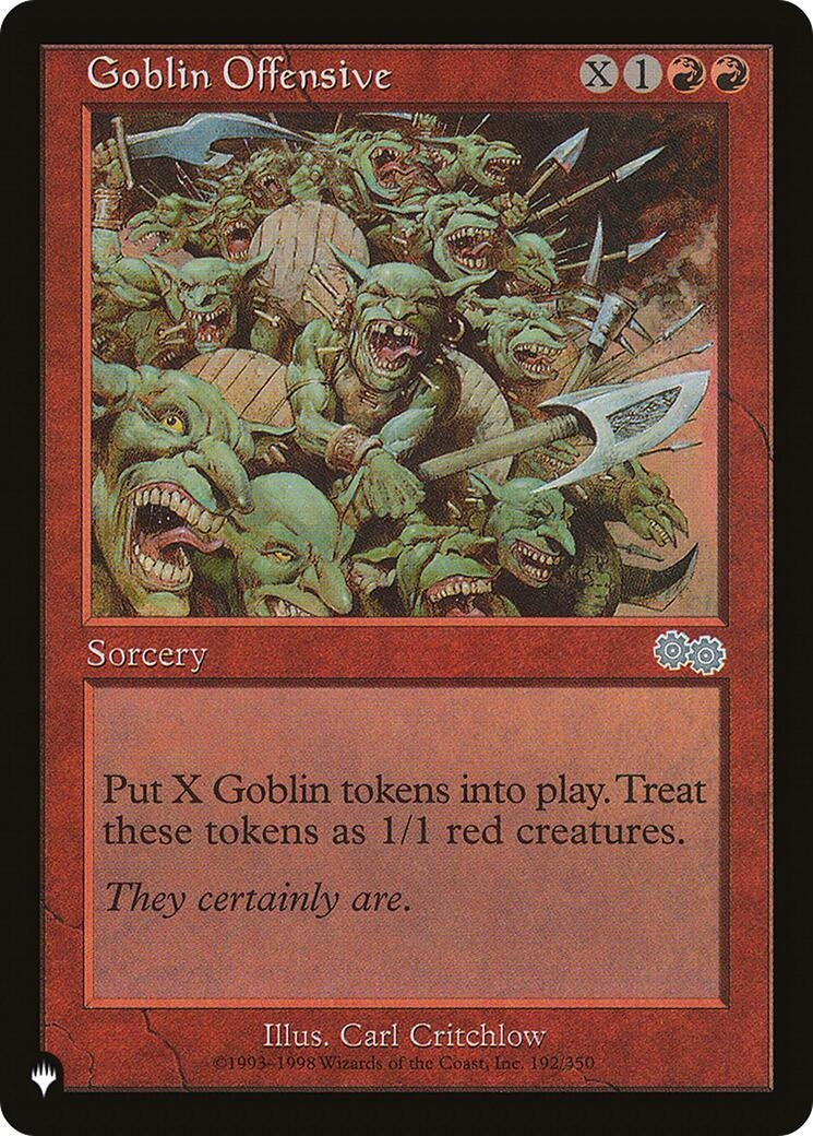 Image for Goblin Offensive (The List Reprints) (192/350) - Magic: The Gathering
