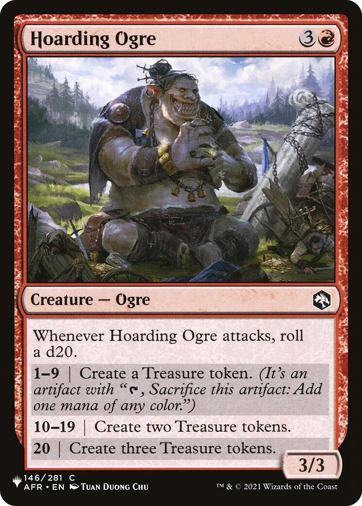 Image for Hoarding Ogre (The List Reprints) (146/281) - Magic: The Gathering