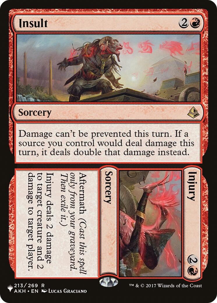 Image for Insult // Injury (The List Reprints) (213/269) - Magic: The Gathering