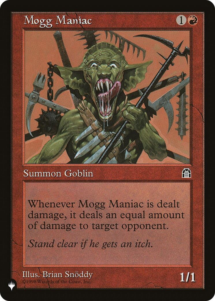 Image for Mogg Maniac (The List Reprints) - Magic: The Gathering
