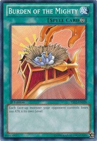 Image for Burden of the Mighty (Starter Deck: Xyz Symphony) (YS12-EN028) - YuGiOh