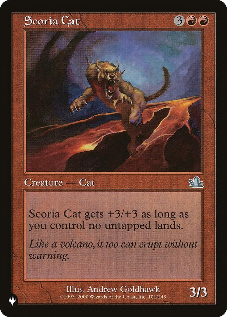 Image for Scoria Cat (The List Reprints) (101/143) - Magic: The Gathering