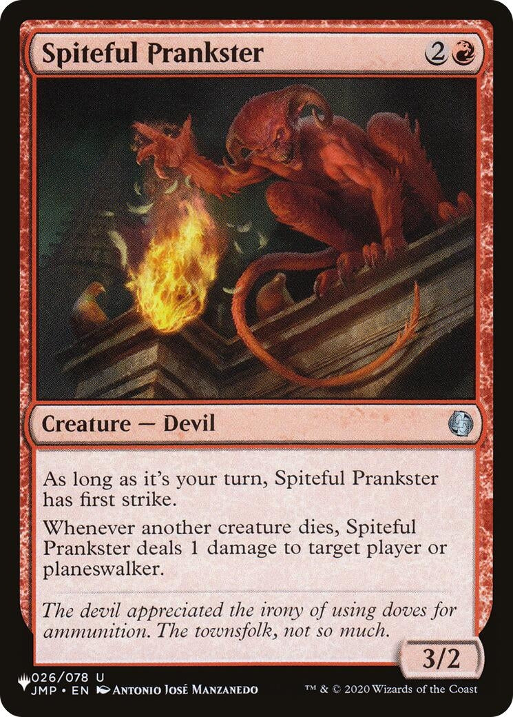 Image for Spiteful Prankster (The List Reprints) (026/078) - Magic: The Gathering