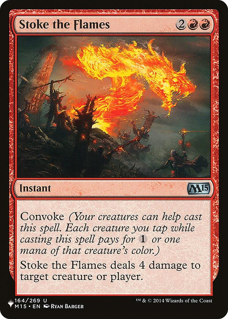 Image for Stoke the Flames (The List Reprints) (164/269) - Magic: The Gathering