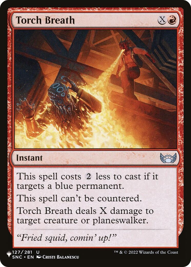 Image for Torch Breath (The List Reprints) (127/281) - Magic: The Gathering