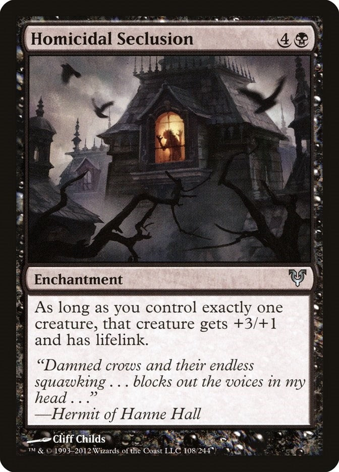 Image for Homicidal Seclusion (Avacyn Restored) (108) - Magic: The Gathering