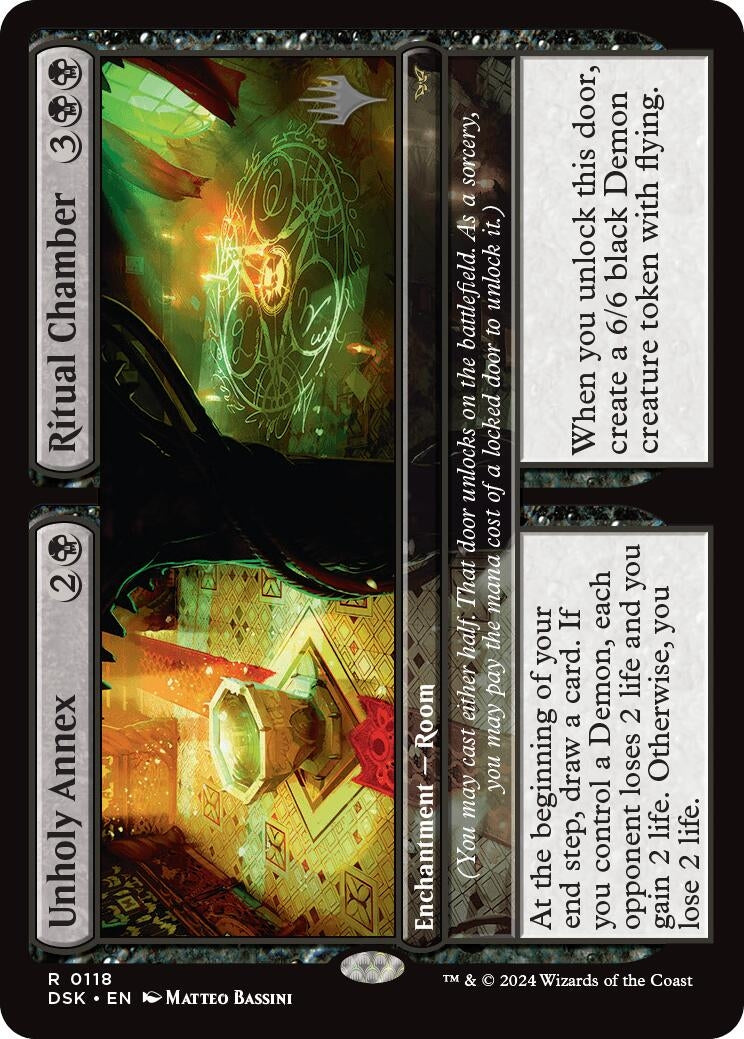 Image for Unholy Annex // Ritual Chamber (Promo Pack: Duskmourn: House of Horror) (118) - Magic: The Gathering