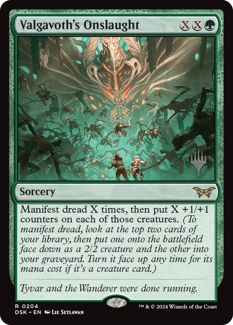 Image for Valgavoth's Onslaught (Promo Pack: Duskmourn: House of Horror) (204) - Magic: The Gathering