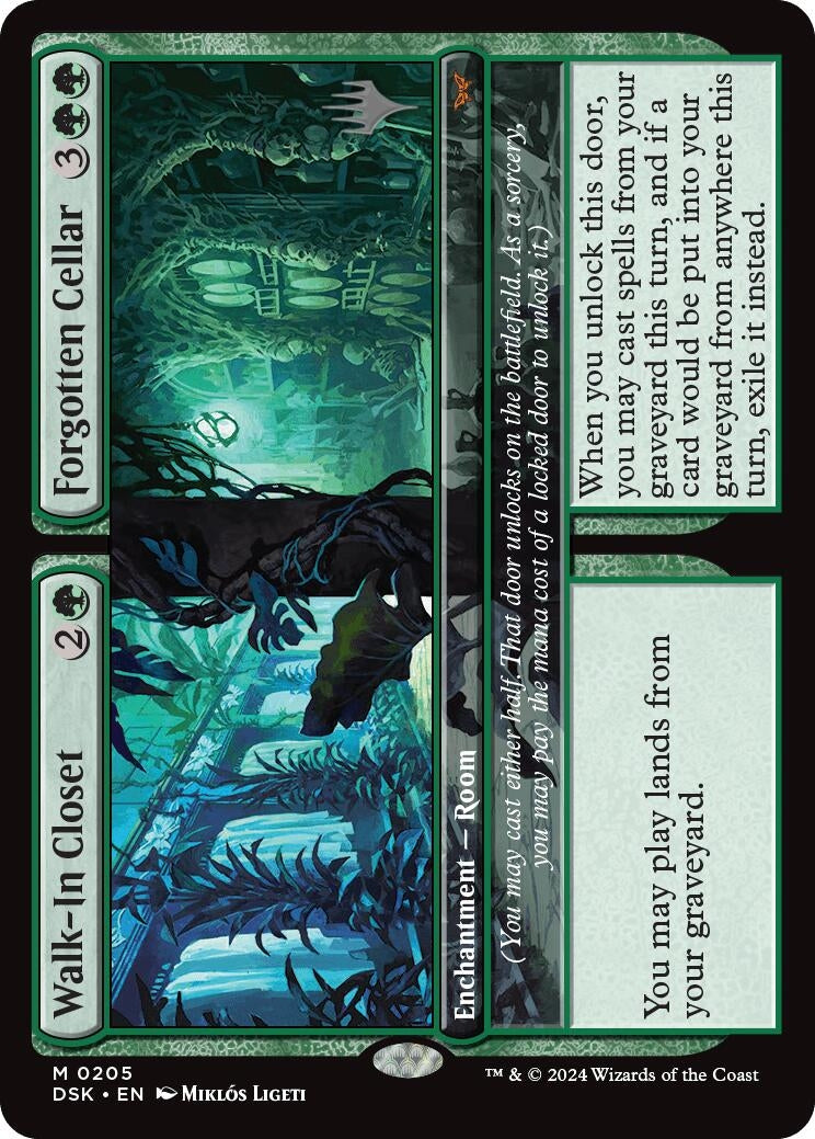 Image for Walk-In Closet // Forgotten Cellar (Promo Pack: Duskmourn: House of Horror) (205) - Magic: The Gathering