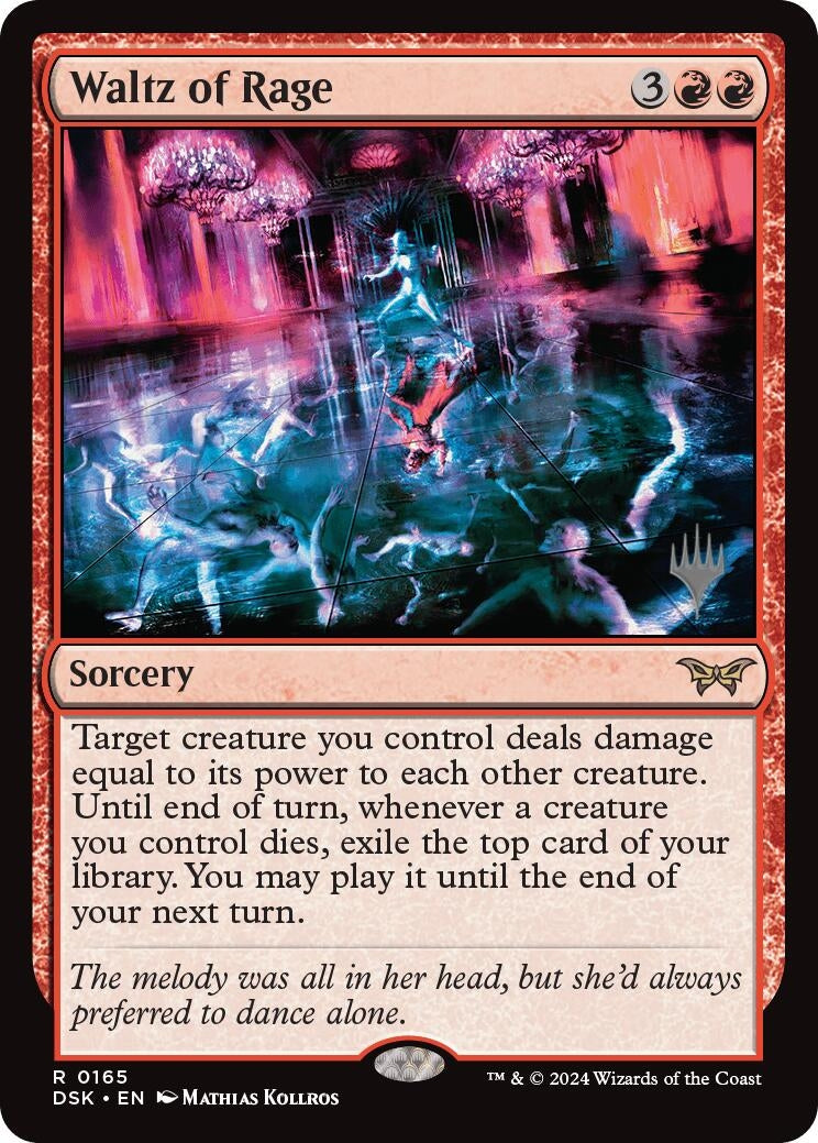Image for Waltz of Rage (Promo Pack: Duskmourn: House of Horror) (165) - Magic: The Gathering