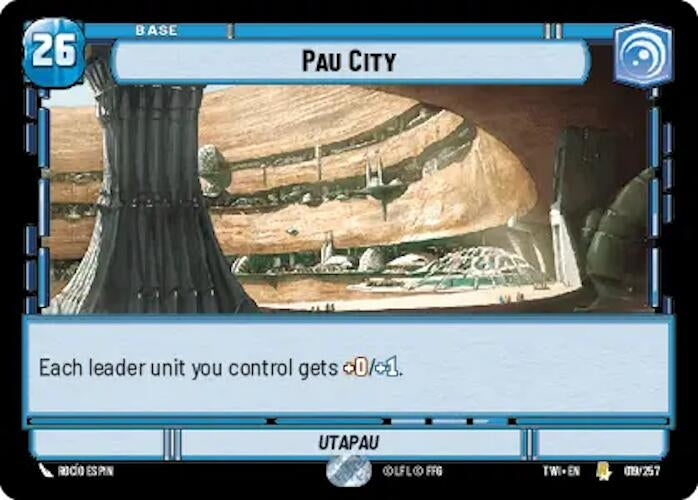 Image for Pau City (Twilight of the Republic) (019/257) - Star Wars: Unlimited