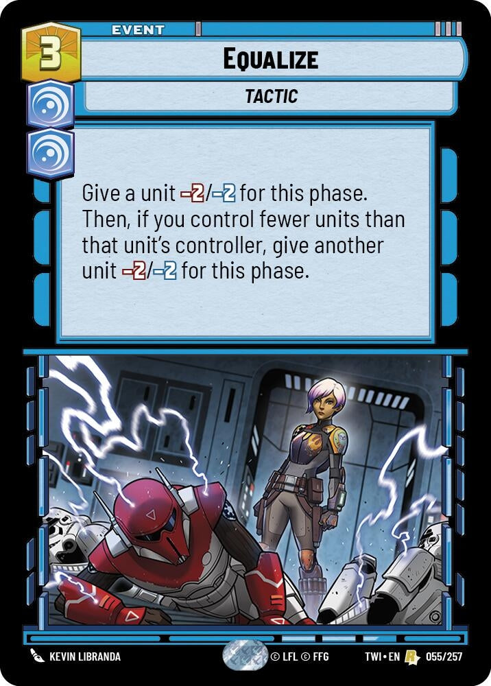 Image for Equalize (Twilight of the Republic) (055/257) - Star Wars: Unlimited