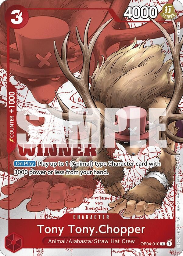 Image for Tony Tony.Chopper (Winner Pack 2024 Oct.-Dec.) (One Piece Promotion Cards) (OP04-010) - One Piece Card Game