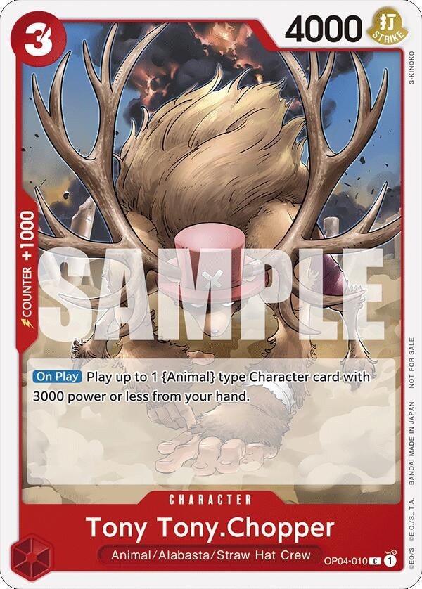 Image for Tony Tony.Chopper (Tournament Pack 2024 Oct.-Dec.) (One Piece Promotion Cards) (OP04-010) - One Piece Card Game