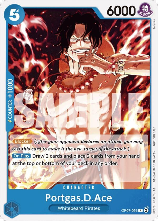 Image for Portgas.D.Ace (Tournament Pack 2024 Oct.-Dec.) (One Piece Promotion Cards) (OP07-053) - One Piece Card Game
