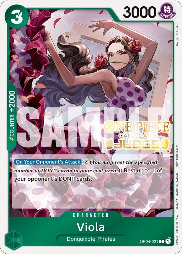 Image for Viola (Judge Pack Vol. 4) (One Piece Promotion Cards) (OP04-021) - One Piece Card Game