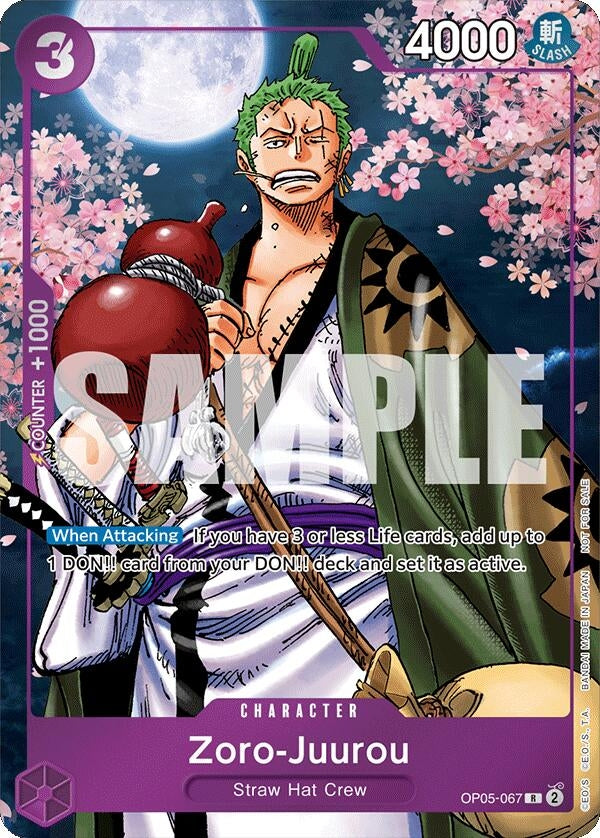 Image for Zoro-Juurou (Event Pack Vol. 5) (One Piece Promotion Cards) (OP05-067) - One Piece Card Game