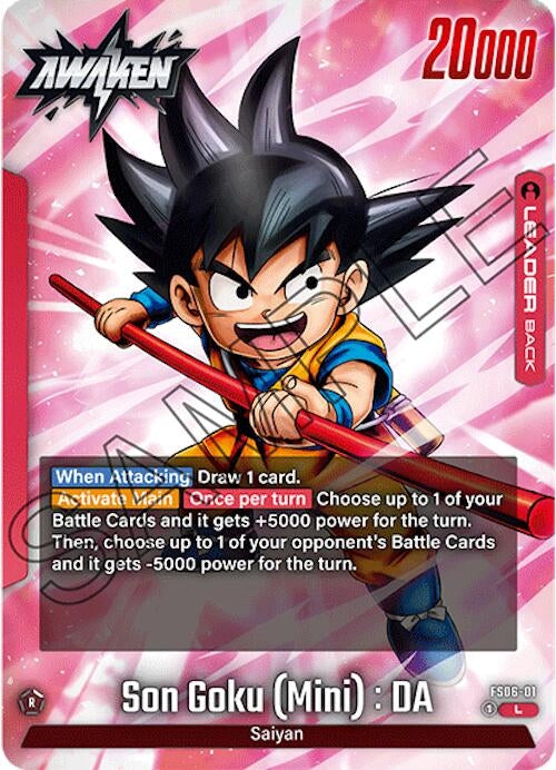 Image for Son Goku (Mini) : DA (Starter Deck 6: Son Goku (Mini)) (FS06-01) - Dragon Ball Super: Fusion World