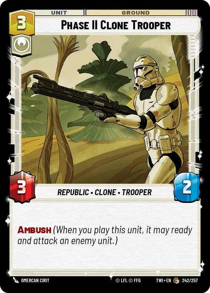 Image for Phase II Clone Trooper (Twilight of the Republic) (242/257) - Star Wars: Unlimited