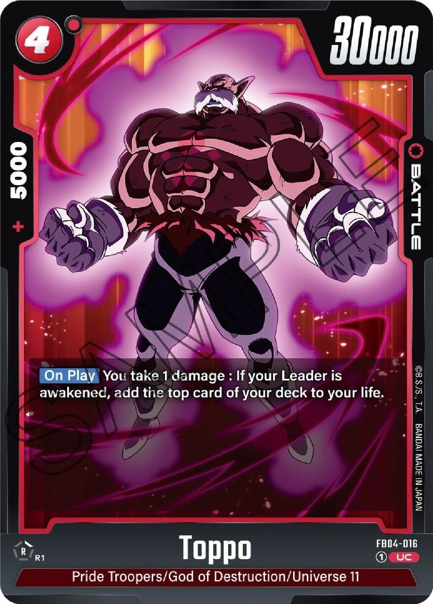 Image for Toppo (Ultra Limit) (FB04-016) - Dragon Ball Super: Fusion World