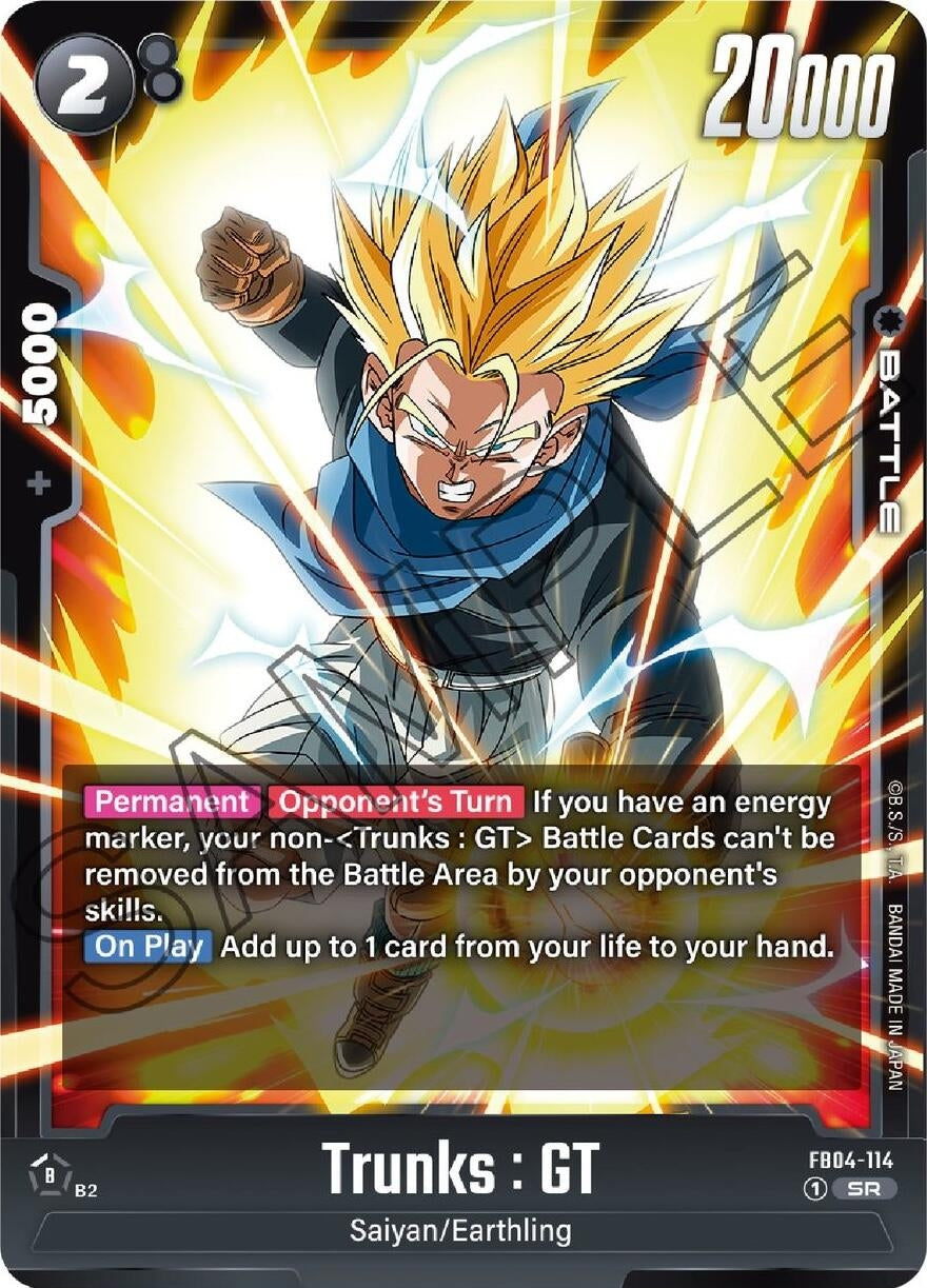 Image for Trunks : GT - FB04-114 (Ultra Limit) (FB04-114) - Dragon Ball Super: Fusion World