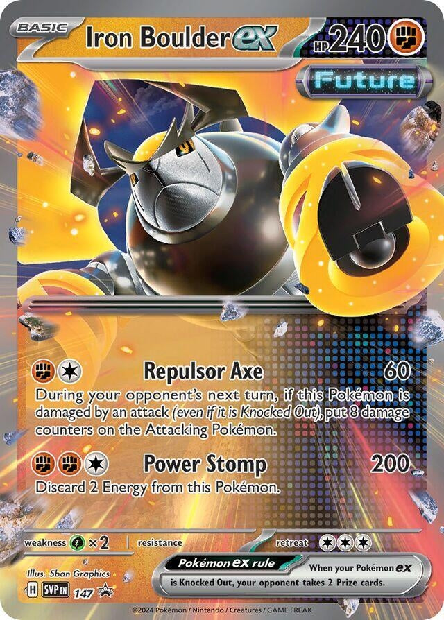 Image for Iron Boulder ex - 147 (SV: Scarlet & Violet Promo Cards) (147) - Pokemon