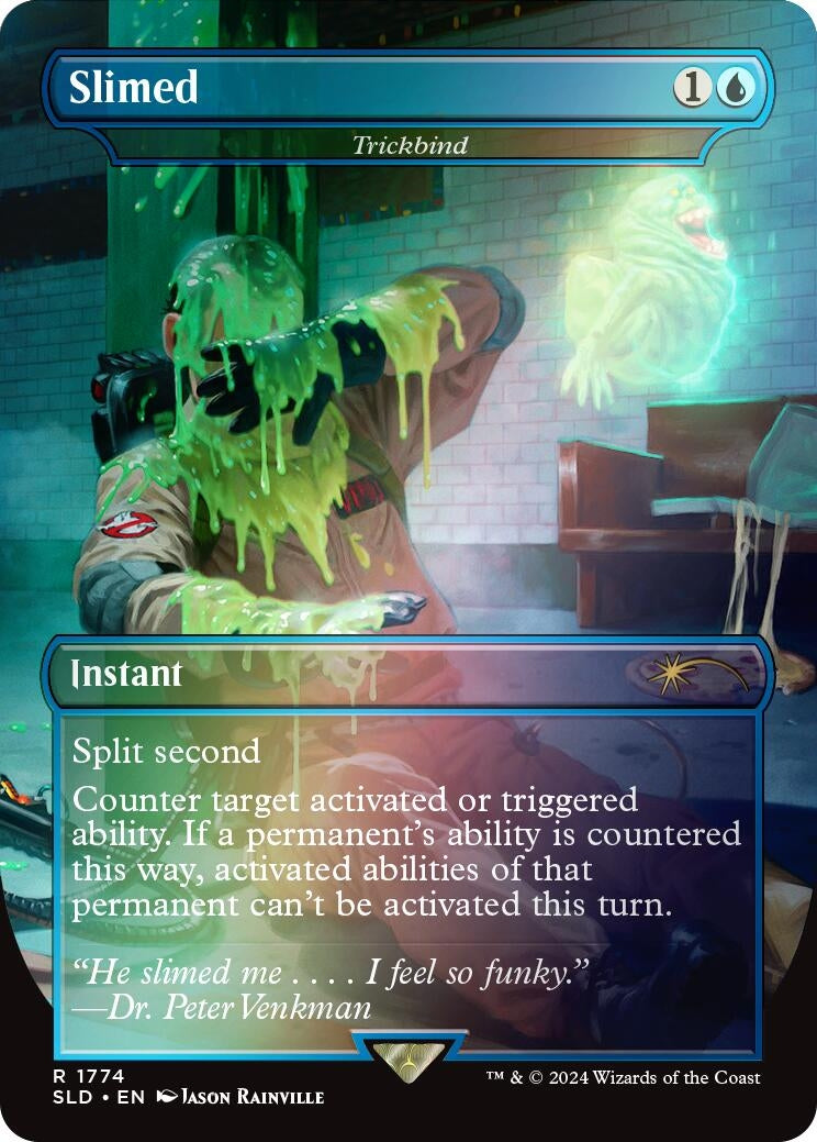 Image for Slimed - Trickbind (Rainbow Foil) (Secret Lair Drop Series) (1774) - Magic: The Gathering