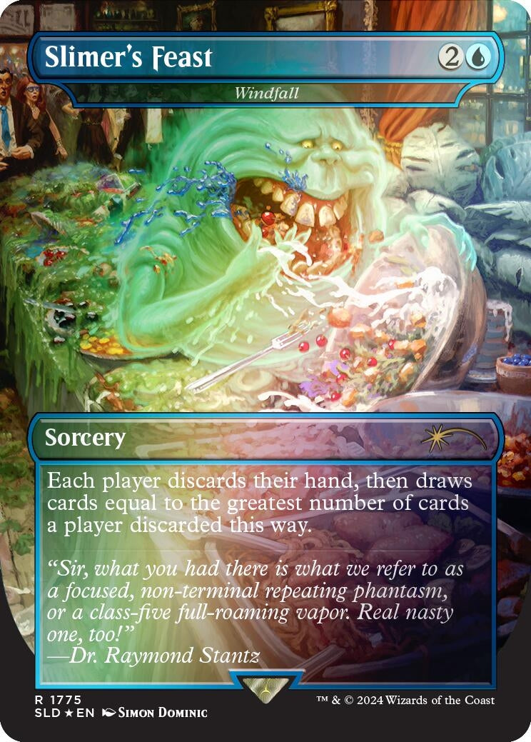 Image for Slimer's Feast - Windfall (Rainbow Foil) (Secret Lair Drop Series) (1775) - Magic: The Gathering