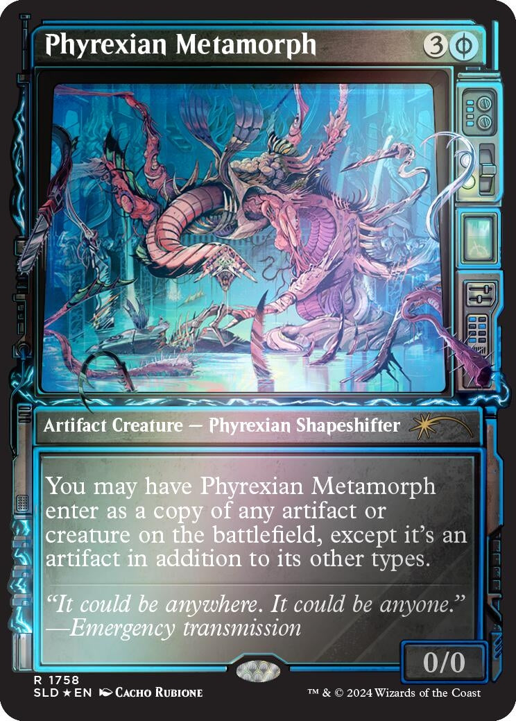 Image for Phyrexian Metamorph (Rainbow Foil) (Secret Lair Drop Series) (1758) - Magic: The Gathering