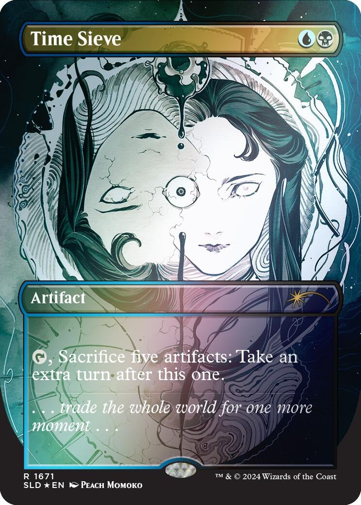 Image for Time Sieve (Rainbow Foil) (Secret Lair Drop Series) (1671) - Magic: The Gathering