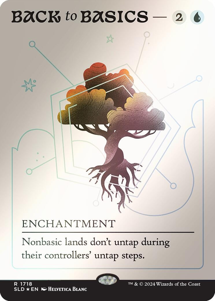 Image for Back to Basics (Rainbow Foil) (Secret Lair Drop Series) (1718) - Magic: The Gathering