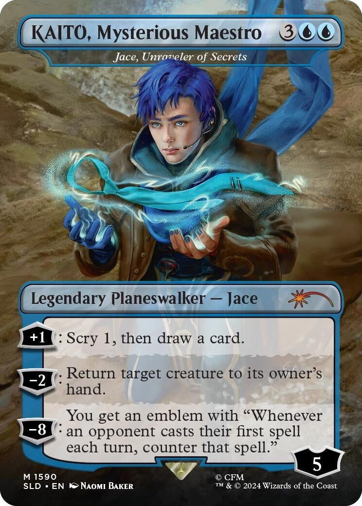 Image for KAITO, Mysterious Maestro - Jace, Unraveler of Secrets (Secret Lair Drop Series) (1590) - Magic: The Gathering