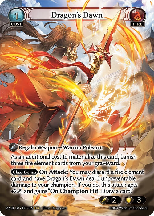 Image for Dragon's Dawn (Mortal Ambition) (022) - Grand Archive TCG